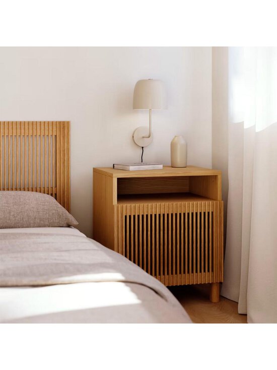 Kave Home - Beyla-yöpöytä tammi 53 x 62 cm - BEIGE | Stockmann - photo 7