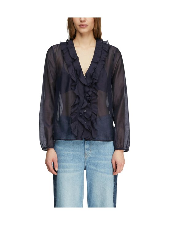 Comma - Frillapaitapusero - 5976 NAVY | Stockmann - photo 2