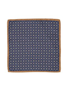 Stockholm Kravatt - Medallion-silkkitaskuliina - 5 BRONZE / BLUE | Stockmann