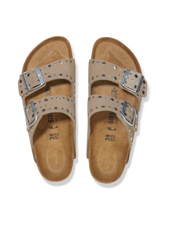 BIRKENSTOCK - Arizona Rivet Leve -mokkanahkasandaalit - 27 TAUPE | Stockmann - photo 2