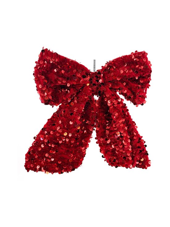Shishi - Sequin Bow -joulukoriste - RED | Stockmann - photo 1