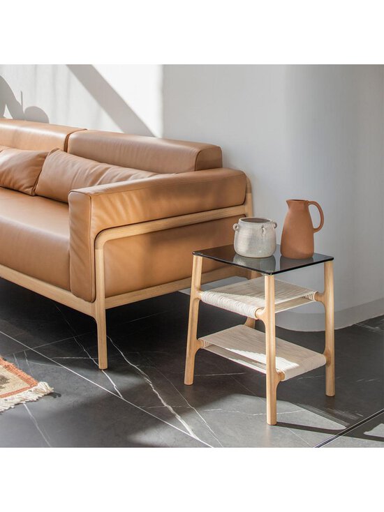 Gazzda - Fawn-sohvapöytä tammi/harmaa lasi 34 x 42 cm - BEIGE | Stockmann - photo 4