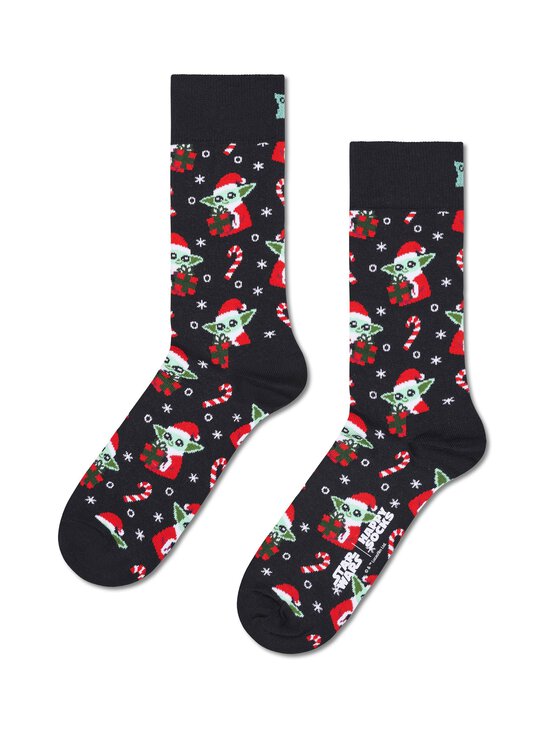 Happy Socks - Star Wars Holiday Grogu -sukat - 9000 BLACK | Stockmann - photo 1