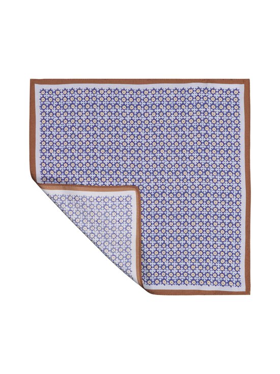 Stockholm Kravatt - Allover Print -silkkitaskuliina - 4 LIGHT BLUE / BROWN | Stockmann - photo 2