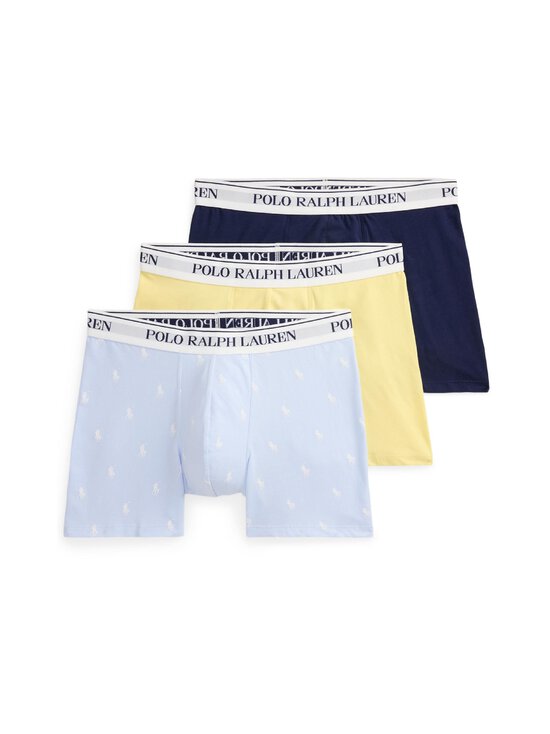 Polo Ralph Lauren - Aluspüksid Boxer Brief, 3 paari - 3PK OX BLU AOP/WKT YLW/CR NVY | Stockmann - photo 1