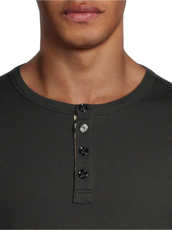Burberry - Henley-trikoopaita - BLACK | Stockmann - photo 4