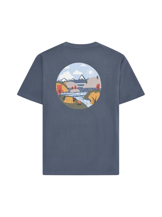 Knowledge Cotton Apparel - Regular Heavy Jersey t-paita - 1226 VINTAGE INDIGO | Stockmann - photo 2