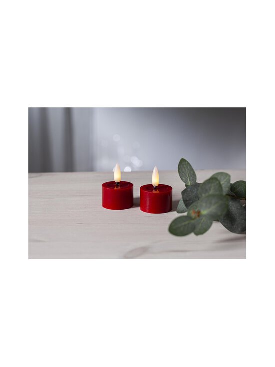 Star Trading - Flamme Flow LED tējas svecīte 2 gab. 4 x 4 x 5 cm - PUNAINEN - photo 4 Star Trading - Flamme Flow LED tējas svecīte 2 gab. 4 x 4 x 5 cm - PUNAINEN | Stockmann - photo 4
