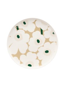 Marimekko - Taldrik Unikko - WHITE, BEIGE, LT.SAND, D.GREEN | Stockmann
