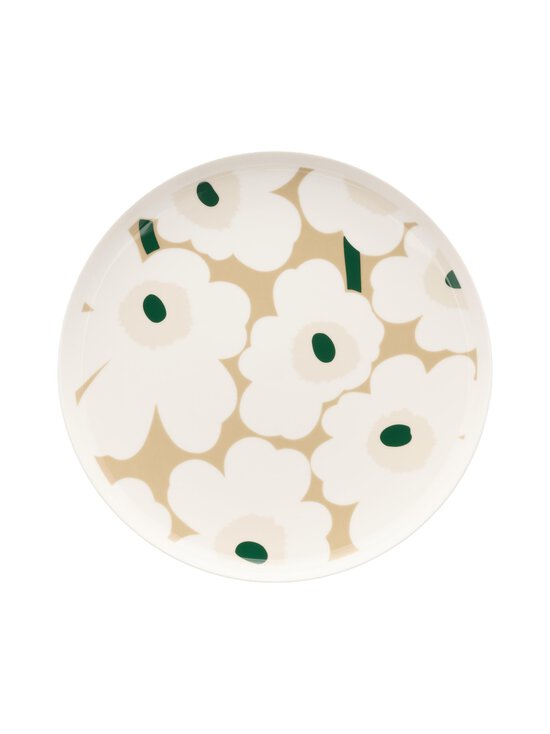 Marimekko - Taldrik Unikko - WHITE, BEIGE, LT.SAND, D.GREEN | Stockmann - photo 1