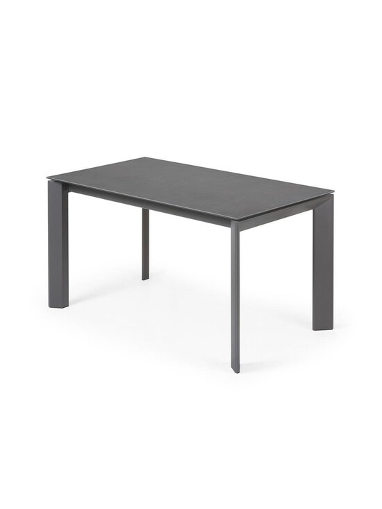 Kave Home - Axis- jatkettava ruokapöytä keraaminen/tummanharmaa 90 x 140/200 cm - GREY | Stockmann - photo 1