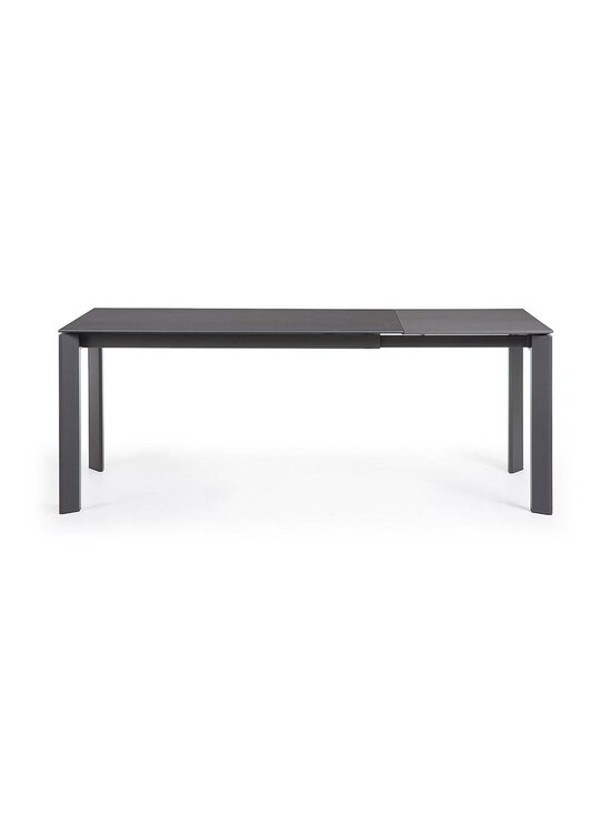 Kave Home - Axis- jatkettava ruokapöytä keraaminen/tummanharmaa 90 x 140/200 cm - GREY | Stockmann - photo 4