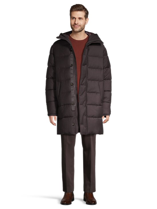 Oscar Jacobson - Parkajope Padded Flannel - 535 BROWN ELK | Stockmann - photo 4