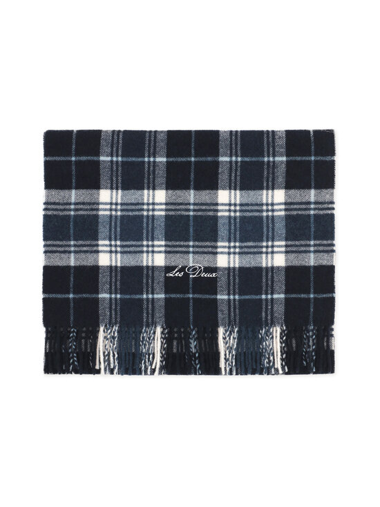 Les Deux - Signature Check -huivi - 460 DARK NAVY | Stockmann - photo 1