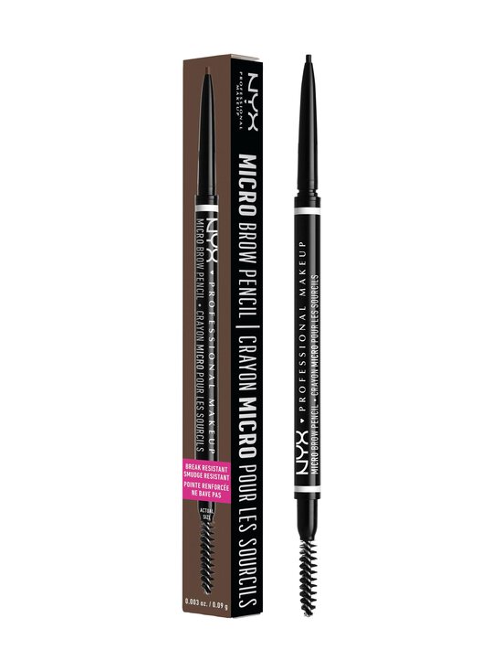 NYX Professional Makeup - Micro Brow Pencil -kulmakynä - 08 BLACK | Stockmann - photo 10