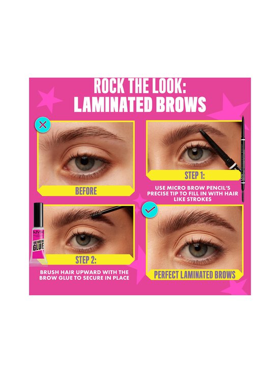 NYX Professional Makeup - Micro Brow Pencil -kulmakynä - 08 BLACK | Stockmann - photo 5