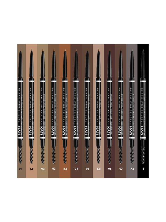 NYX Professional Makeup - Micro Brow Pencil -kulmakynä - 08 BLACK | Stockmann - photo 7