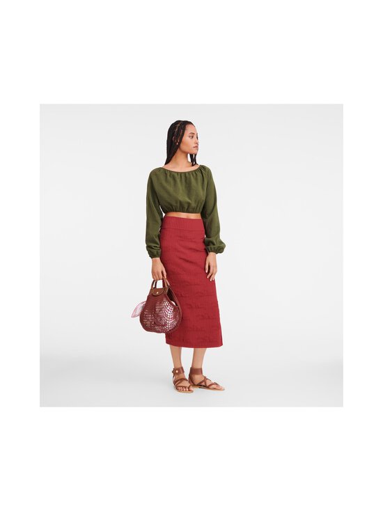 Longchamp - Le Pliage Filet Shoulder L plecu soma - 204 MAHOGANY | Stockmann - photo 4