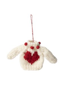 Pentik - Jouluneule eglītes rotājums 10 cm - WHITE | Stockmann