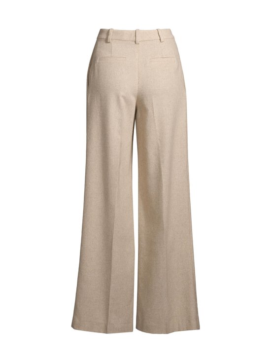Lexington - Tailored Wide -housut - 201 BEIGE MELANGE - photo 2 Lexington - Tailored Wide -housut - 201 BEIGE MELANGE | Stockmann - photo 2