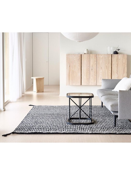 Woodnotes - Grid-matto 140 x 200 cm - MUSTA,VALKOINEN | Stockmann - photo 4