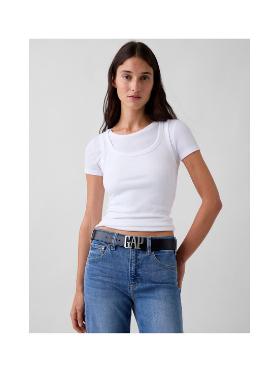 GAP - Logo ādas josta - BLACK 1 | Stockmann - photo 2
