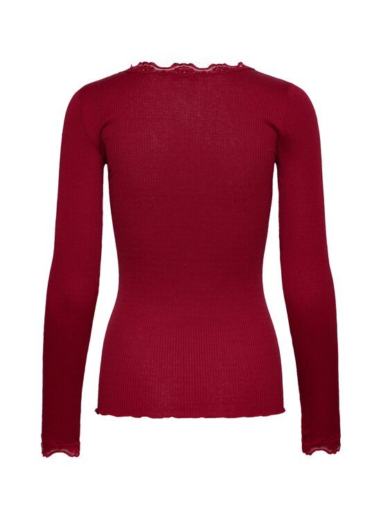Rosemunde - RWBabette Lace -silkkisekoitepaita - 087 KARANDA RED | Stockmann - photo 2