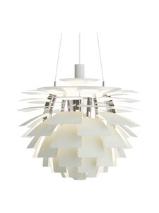 Louis Poulsen - PH Artichoke -riippuvalaisin 48 x 46,5 cm - DUSTY GREEN/HIGH LUSTRE CHROME PLATED | Stockmann