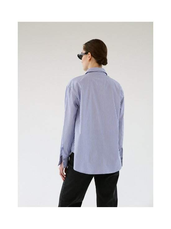 Gauhar Helsinki - Cotton Stripe kreklblūze - BLUE - photo 2 Gauhar Helsinki - Cotton Stripe kreklblūze - BLUE | Stockmann - photo 2