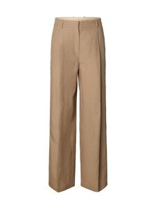 Selected - SlfWide Terry -housut - WHITE PEPPER DETAIL:MELANGE | Stockmann