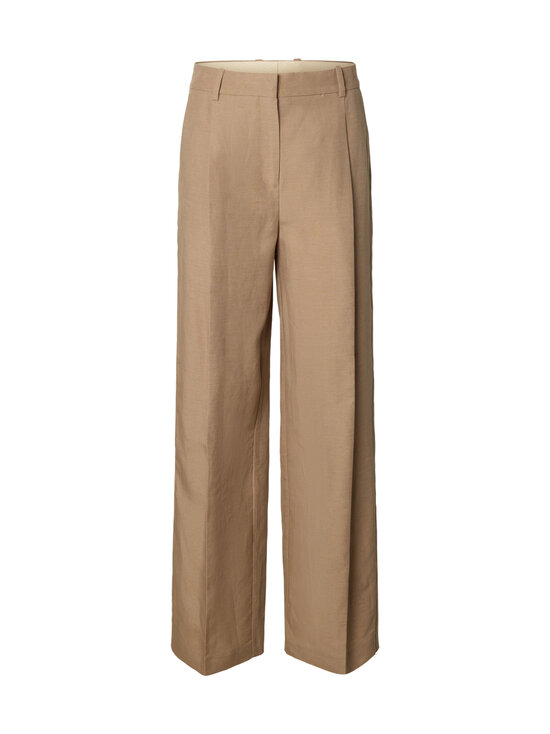 Selected - SlfWide Terry -housut - WHITE PEPPER DETAIL:MELANGE | Stockmann - photo 1