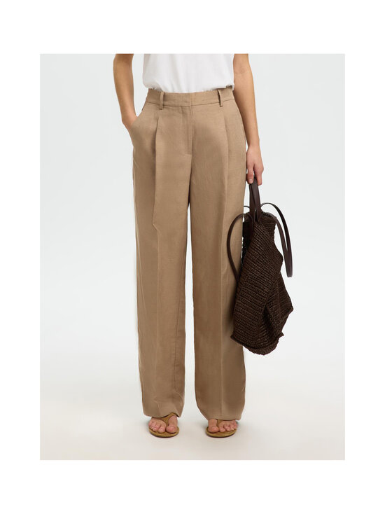Selected - SlfWide Terry -housut - WHITE PEPPER DETAIL:MELANGE | Stockmann - photo 5