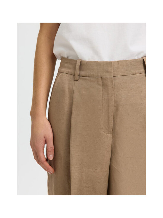 Selected - SlfWide Terry -housut - WHITE PEPPER DETAIL:MELANGE | Stockmann - photo 6