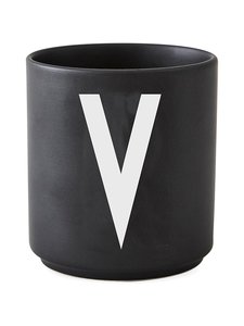 Design Letters - Letter mug, V - MUSTA | Stockmann