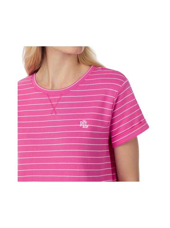 Lauren Ralph Lauren - Crew Neck Sleeptee -yöpaita - 674 PINK STP | Stockmann - photo 2