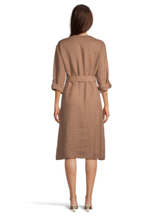 Max Mara Studio - Mstlembo-pellavamekko - 031 CLAY | Stockmann - photo 3