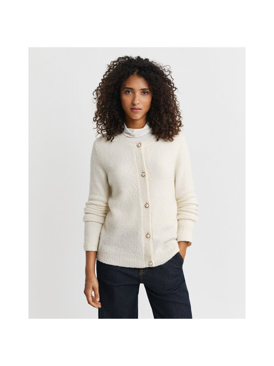 GANT - Boucle C-neck -neuletakki - 130 CREAM | Stockmann - photo 2
