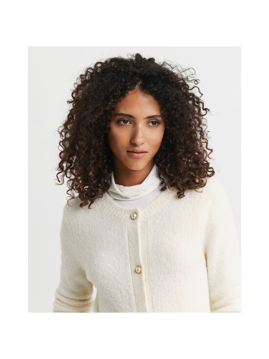 GANT - Boucle C-neck -neuletakki - 130 CREAM | Stockmann - photo 4
