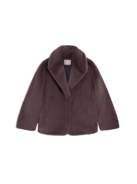 Ted Baker London - Fiela Shawl Collar -lyhyt tekoturkistakki - GREY - photo 1 Ted Baker London - Fiela Shawl Collar -lyhyt tekoturkistakki - GREY | Stockmann - photo 1