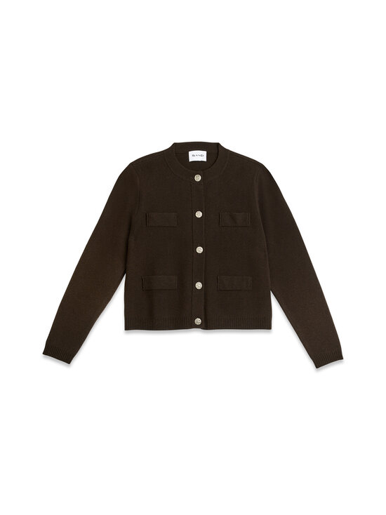 SAND Copenhagen - Vusala Regular fit adīta vilnas jaka - 290 DARK BROWN | Stockmann - photo 1