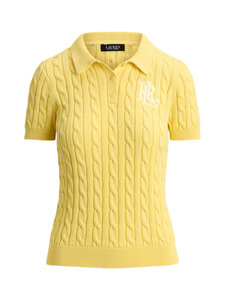 Lauren Ralph Lauren - Natrissa-lyhythihainen neule - LEMON SORBET | Stockmann