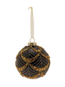 Villa Stockmann - Ziemassvētku eglītes rotājums 7,9 cm - BLACK/GOLD Villa Stockmann - Ziemassvētku eglītes rotājums 7,9 cm - BLACK/GOLD | Stockmann