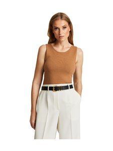 Andiata - Sylva merīnvilnas-kašmira tops - CAMEL Andiata - Sylva merīnvilnas-kašmira tops - CAMEL | Stockmann