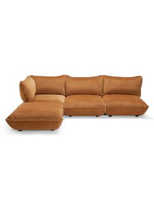 Fatboy - Sumo-kulmasohva Velvet-kangas almond L 301 cm - BROWN | Stockmann