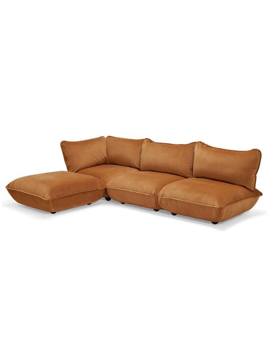 Fatboy - Sumo-kulmasohva Velvet-kangas almond L 301 cm - BROWN | Stockmann - photo 2