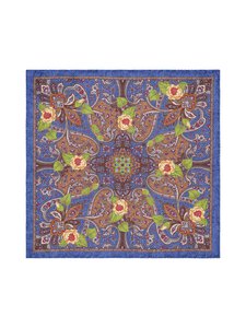 Stockholm Kravatt - Siidist taskurätik Paisley And Flower - 2 BLUE | Stockmann