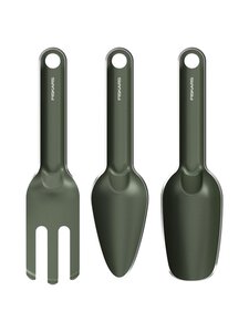 Fiskars - Plant Care Soil Tool Set -puutarhasetti, 3 osaa - GREEN | Stockmann