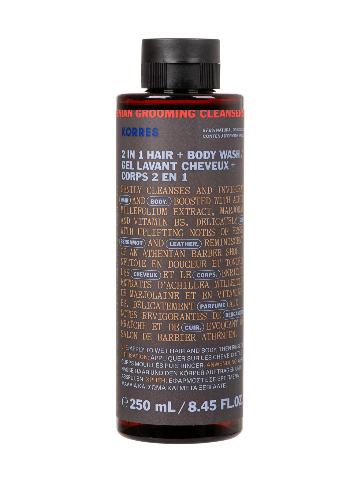 Athenian Grooming 2in1 Hair & Body Wash -suihkugeeli