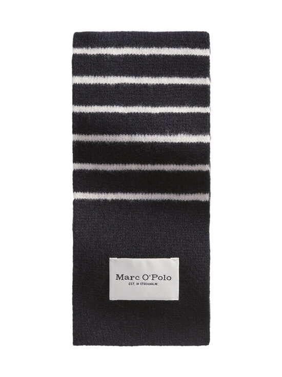 Marc O'Polo - Raidallinen neulehuivi - J59 STRIPED / DEEP NIGHT BLUE | Stockmann - photo 1