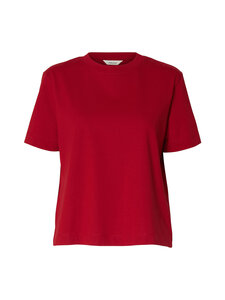Selected - SlfEssential Boxy t-paita - EQUESTRIAN RED | Stockmann